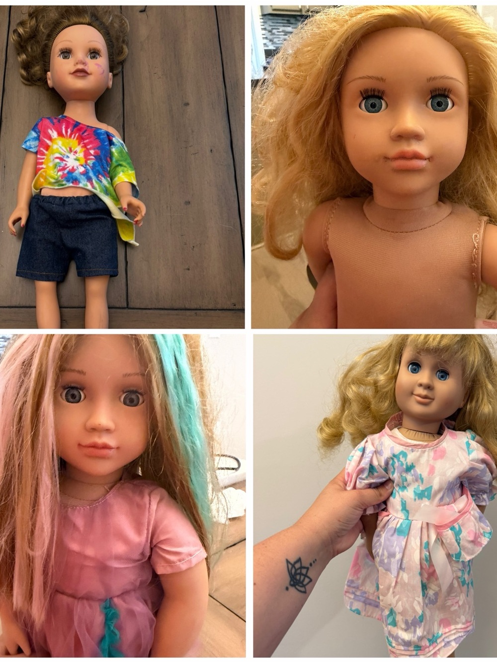 Our Generation/Geoffrey LLC Baby Doll Lot of 4